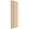 Ekena Millwork Rustic Three Board Joined Board-n-Batten Smooth Faux Wood Shutters w/No Batten, 16 1/2W x 38H, PR SHUBJN16X38SMPR - alternate 6